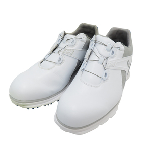 【1円】FOOT JOY フットジョイ 53830J スパイクレス ゴルフシューズ PRO SL BOA ホワイト系 25.0 [240001885585]