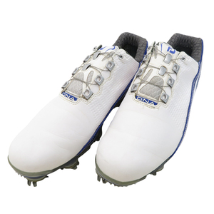 【1円】FOOT JOY フットジョイ 53303J DNA BOA ゴルフシューズ ホワイト系 24.5cm [240101063905]