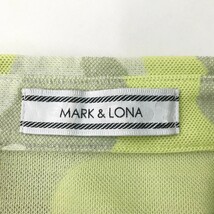 MARK&LONA マークアンドロナ 半袖 ポロシャツ スカル カモフラ柄 イエロー系 XL [240001931612] ゴルフウェア メンズ_画像4