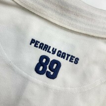PEARLY GATES パーリーゲイツ 半袖ポロシャツ ニコちゃん刺繍 ホワイト系 4 [240101039638] ゴルフウェア メンズ_画像7