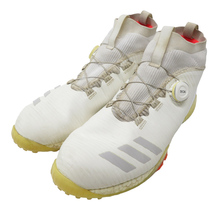 ADIDAS GOLF アディダスゴルフ EE9106 CodeChaos BOA スパイクレスゴルフシューズ ホワイト系 29 [240101101047] ゴルフウェア メンズ_画像1