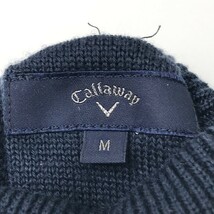 CALLAWAY キャロウェイ タートルネック ニットセーター ネイビー系 M [240101115229] ゴルフウェア メンズ_画像5