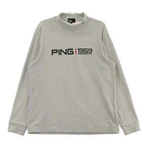 PING ピン 2022年モデル ハイネック 長袖Tシャツ グレー系 LL [240101113157] ゴルフウェア メンズ