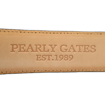 PEARLY GATES パーリーゲイツ ロゴバックルベルト ブラック系 [240101114396] ゴルフウェア_画像6