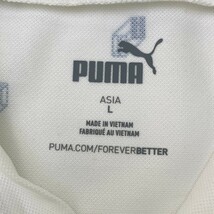 PUMA GOLF プーマゴルフ 2022年モデル モックネック 半袖Tシャツ 総柄 ホワイト系 L [240101114051] ゴルフウェア メンズ_画像5