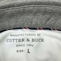 CUTTER&BUCK カッターアンドバック 長袖ポロシャツ グレー系 L [240101089606] ゴルフウェア メンズ_画像3