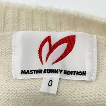 MASTER BUNNY EDITION マスターバニーエディション ウール ニットセーター ホワイト系 0 [240101116941] ゴルフウェア レディース_画像3