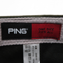 PING ピン キャップ カーキ系 ONE SIZE [240101118289] ゴルフウェア_画像5