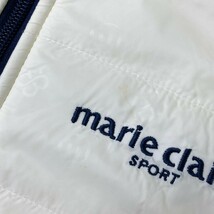 marie claire sport マリクレール スポール フード付 中綿 ジップワンピース ホワイト系 L [240101122870] ゴルフウェア レディース_画像5