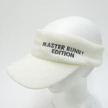 MASTER BUNNY EDITION マスターバニーエディション 3WAYニット帽 ボーダー柄 ホワイト系 FR [240101122953] ゴルフウェア_画像5