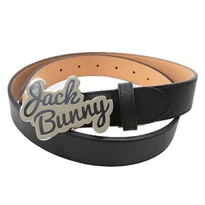 JACK BUNNY ジャックバニー ロゴバックル ベルト ブラック系 [240001852482] ゴルフウェア