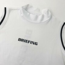 BRIEFING GOLF ブリーフィング 2022年モデル ハイネックノースリーブTシャツ ホワイト系 M [240101051883] ゴルフウェア レディース_画像3