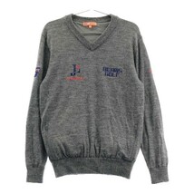 【1円】BEAMS GOLF ビームスゴルフ lucas&jaxon 裏地付 ウール ニットセーター グレー系 M [240001944297]_画像1