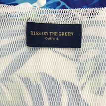 【1円】KISS ON THE GREEN キスオンザグリーン 裏メッシュ ジップジャケット 総柄 ホワイト系 2 [240001941716]_画像5