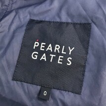 【1円】PEARLY GATES パーリーゲイツ 2WAY ハーフジップブルゾン ネイビー系 0 [240001953173]_画像6