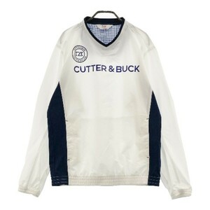 【1円】CUTTER&BUCK カッターアンドバック 長袖ブルゾン ジャケット ホワイト系 L [240101093516]