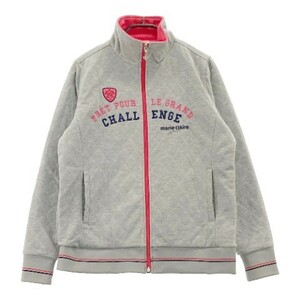 【1円】MARIE CLAIRE SPORT マリクレール スポール CY734402 ジップジャケット グレー系 M [240101097838]