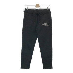 【1円】MUTA MARINE ムータマリン × ACANTHUS 裏起毛 ストレッチジャージ トラックパンツ ブラック系 4 [240101100296]