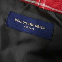 【1円】KISS ON THE GREEN キスオンザグリーン 多機能 中綿 ジャケット チェック柄 レッド系 2 [240101016602]_画像5