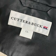 【1円】CUTTER&BUCK カッターアンドバック 2WAY 中綿 ジップジャケット ブラック系 LL [240101050572]_画像6