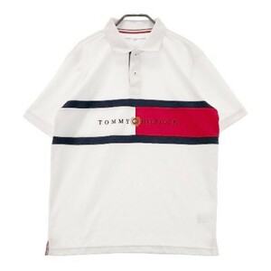 【1円】TOMMY HILFIGER GOLF トミー ヒルフィガーゴルフ 半袖ポロシャツ L [240101087519]