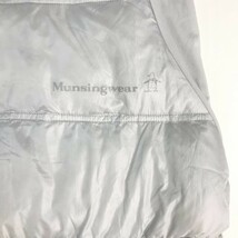 【1円】MUNSINGWEAR マンシングウェア ダウン ジップベスト グレー系 M [240101041090]_画像3