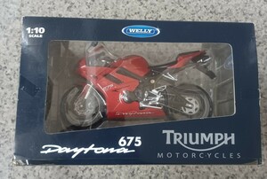 WELLY 1/10 TRIUMPH DAYTONA675/バイク/フィギュア。