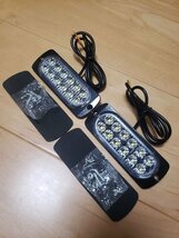 超爆眩 12V 24V ハイパワー LED ストロボ フラッシュライト ストロボライト デイライト 車 バイク トラック ホワイト_画像3