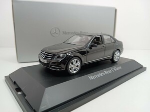 中古品 1/43 超希少 メルセデスベンツ W204 後期 Cクラス アバンギャルド ブラック