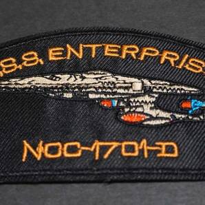 【ST艦隊章】◎新品star trek　スタートレック 宇宙大作戦 NCC-1701 U.S.Sエンタープライズ 刺繍ワッペン■サバゲー ミリタリー■衣服DIY