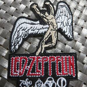 MD肌翼男◇白翼◆新品レッド・ツェッペリン　Led Zeppelin　ロンドン　イギリス　UKロックバンド刺繍ワッペン◆音楽ミュージック■ 洋服DIY