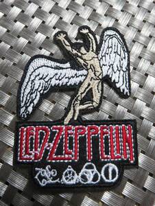 MD肌翼男◇白翼◆新品レッド・ツェッペリン　Led Zeppelin　ロンドン　イギリス　UKロックバンド刺繍ワッペン◆音楽ミュージック■ 洋服DIY