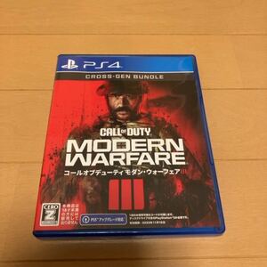 美品　PS4 Call of Duty： Modern Warfare III PS5 コールオブデューティ モダンウォーフェア3 