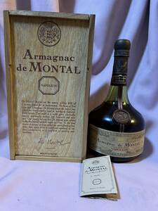 Armagnac de MONTAL NAPOLEON アルマニャック・ド・モンタル　ナポレオン 700ml 木箱 未開栓