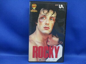 激レア VHS ビデオテープ ROCKY ロッキー シルベスター・スタローン/メッセージ＆サイン入り解説書付 字幕 ワーナー 1976年/92904