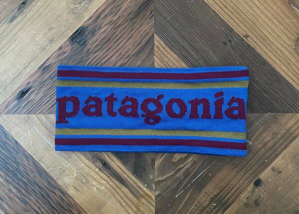 【デッドストック】Patagonia Powder Town Headband FLOAT BLUE パタゴニア パウダータウン フリース ニット ヘッドバンド ブルー