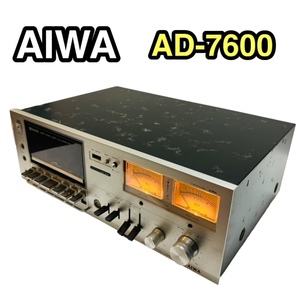 ★AIWA AD-7600 カセットデッキ アイワ オーディオ機器☆