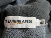 エイプ A BATHING APE スター ジップアップ　パーカー　グレー　M　本物_画像3