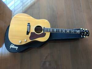 1964年製Gibson J160E John２本目と同じナチュラル仕上に改造