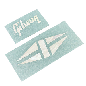 Gibson 「ｉ」のドット離れロゴ + ダイヤモンド・インレイ　セット
