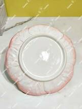 うさぎさん usagi 兎 皿 食器 プレート 陶器 浮彫 動物 立体 おしゃれ 希少 ピンク色 耐熱 食器洗浄機 電子レンジ 使用可 _画像2
