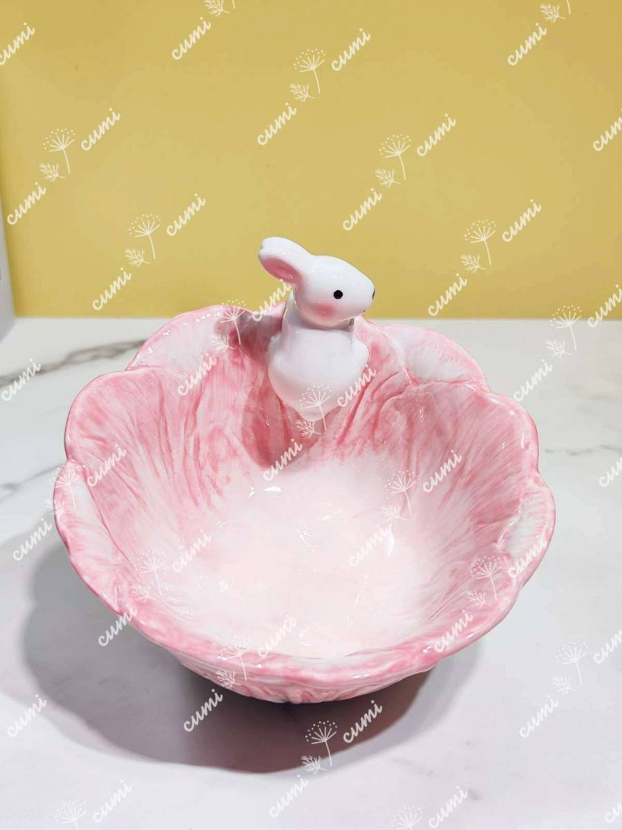 うさぎさん usagi 兎 皿 食器 茶碗 陶器 浮彫 動物 立体 うさぎさん usagi 兎 皿 食器 茶碗 陶器 浮彫 動物 立体
