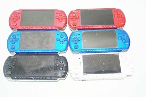 【質Banana】ジャンク品!!! SONY/ソニー ポータブルゲーム機 PSP3000 PSP-3000 6台セット まとめ売り 部品取りに♪.。.:*・゜