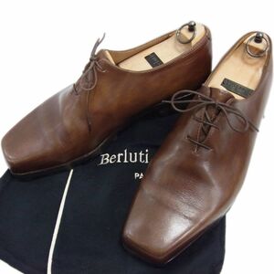 定価22万円●Berluti べルルッティ オックスフォード シューズ レザー ビジネス ドレスシューズ 革靴 ウルティマ メンズ