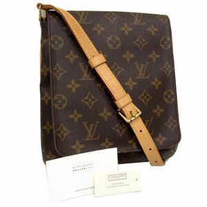 美品 定価10万円◇LOUIS VUITTON ルイヴィトン モノグラム ミュゼット サルサ ショート ショルダーバッグ スペイン製 レディース