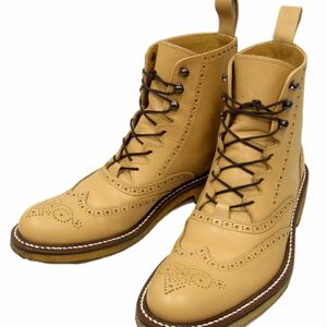 美品 参考定価41,580円◇Dry Bones ドライボーンズ dshc-008 ウイングチップ ギリーブーツ メンズシューズ Gillie Half Boots