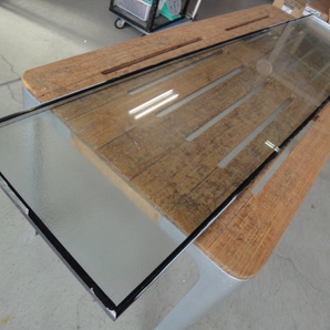T-4 引取り限定 リクシル 複層ガラス ペアガラス 約 432ｘ1982ｘ20㎜ 明り取り 窓 サッシ関連 DIY リフォーム 修理 補修の画像1