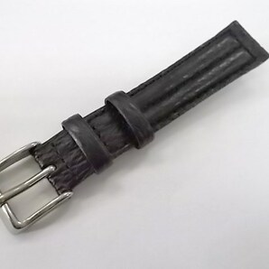 N-127（14） 牛（型押シャーク） 黒 16mm 新品 本物 正規品 皮革 革 腕時計 交換バンド 時計ベルト 交換用 マルマン MARUMANの画像8