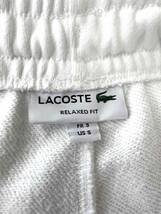 ラコステ サイドテーピング スウェットトラックパンツ サイズUS2 FR3 LACOSTE スウェットパンツ ホワイト_画像4