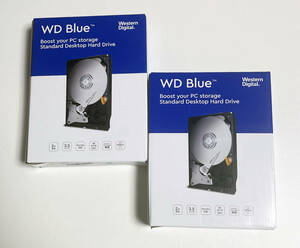 送料無料 未開封 【２個セット】WesternDigital 内蔵HDD WD Blue 8TB WD80EAZZ